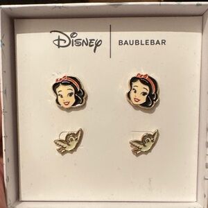 BaubleBar Disney Snow White and Bird Earrings - Black, Red, Gold